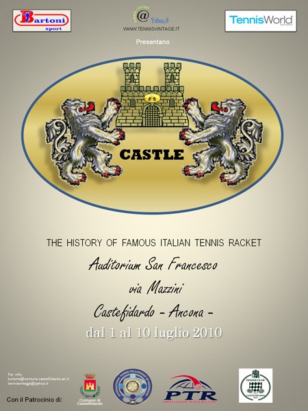 "Castle - The history of famous italian tennis racket"