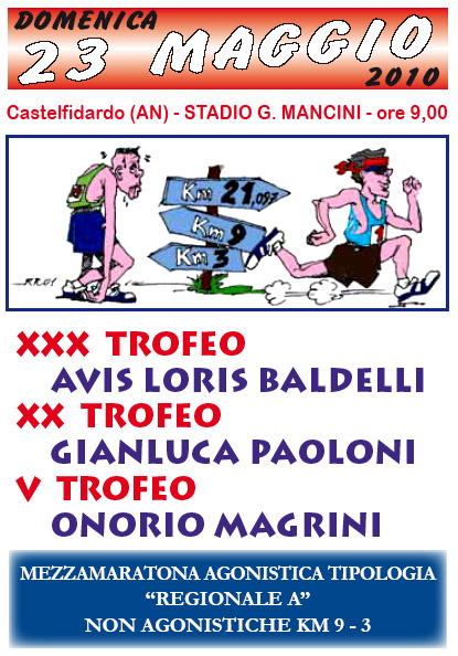 XXX Trofeo AVIS L. Baldelli – Mezza Maratona Agonistica