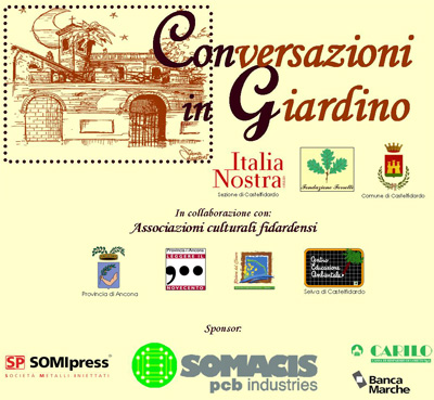 Conversazioni in giardino a Palazzo Mordini