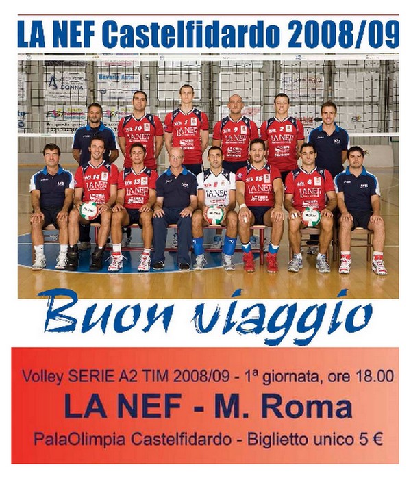 Volley, serie A2 : La Nef domenica con Roma