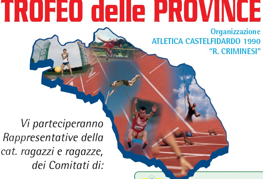 Domenica il Trofeo delle Province di atletica