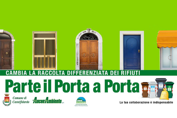 Raccolta differenziata rifiuti:parte il "porta a porta"