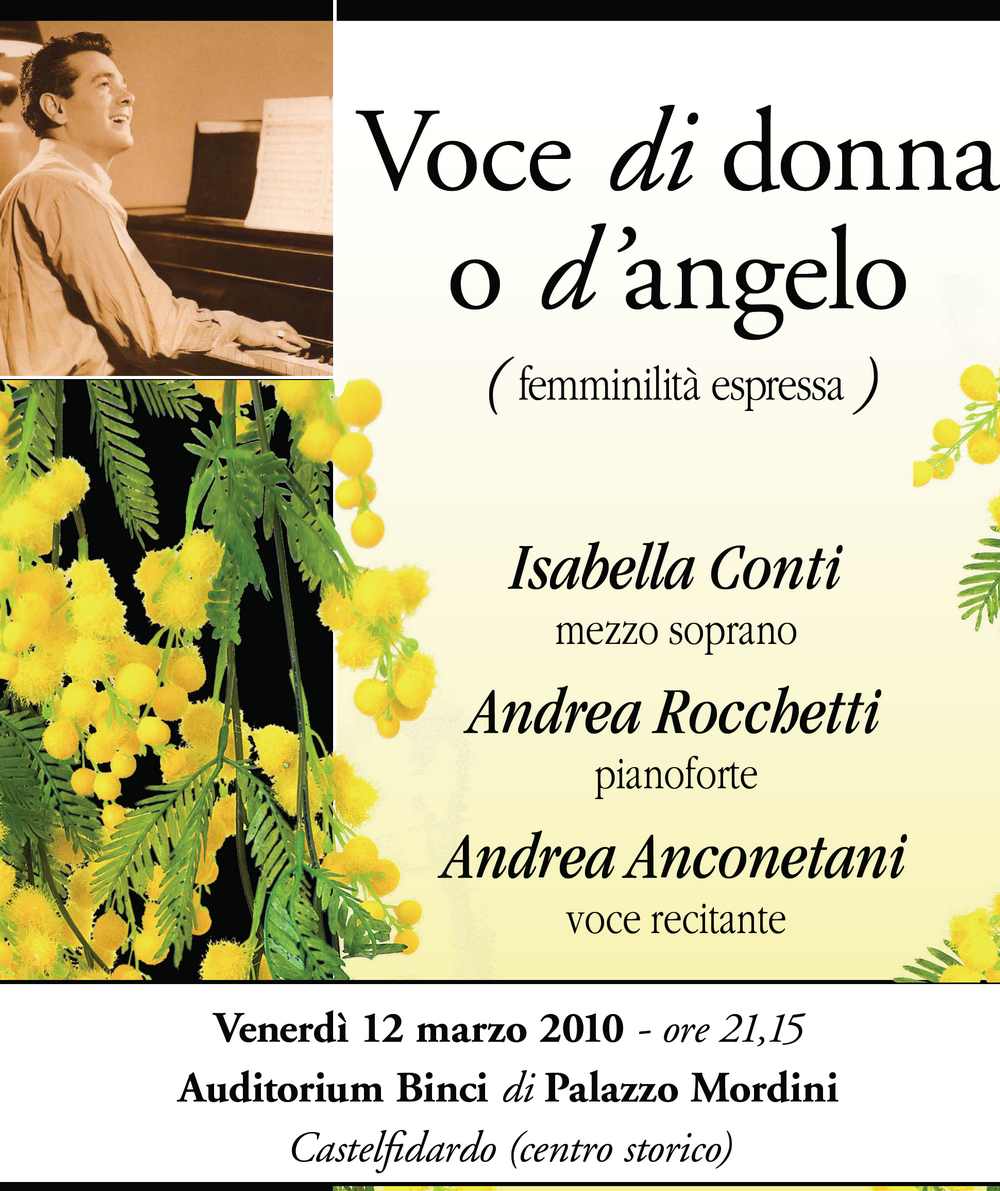 “Voci di donna o d’angelo”