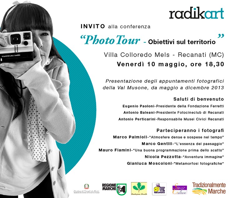 Photo Tour con Radikart, venerdì la presentazione