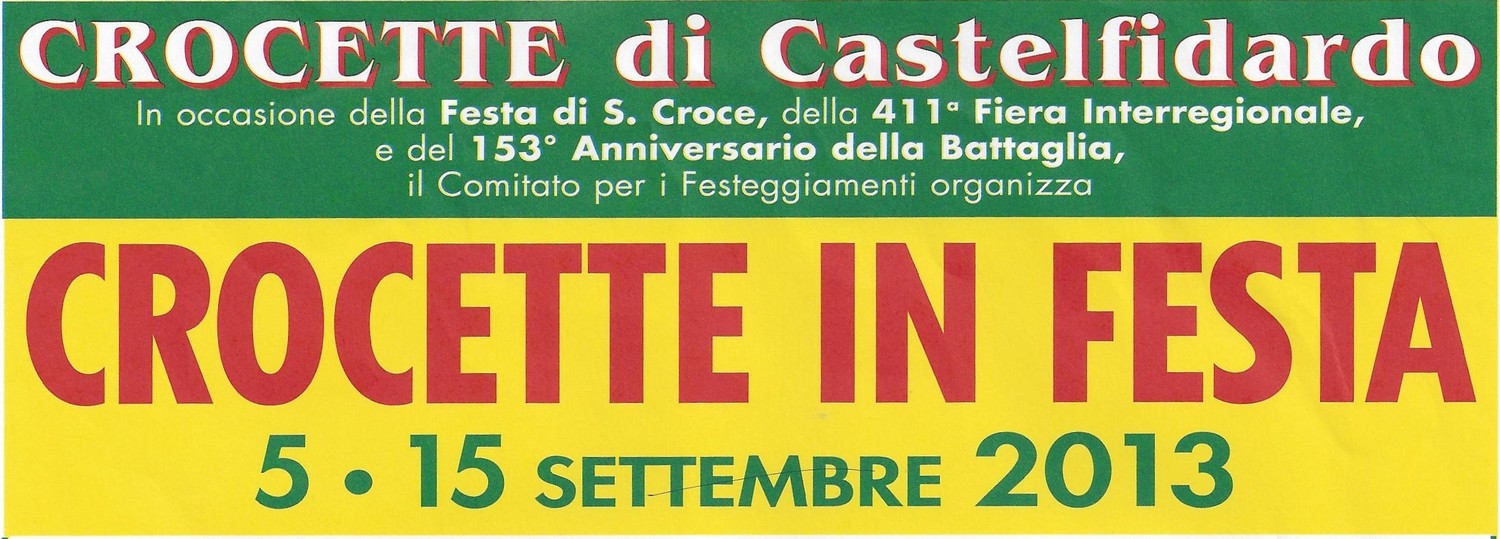 Crocette in festa da giovedì 5 a domenica 15