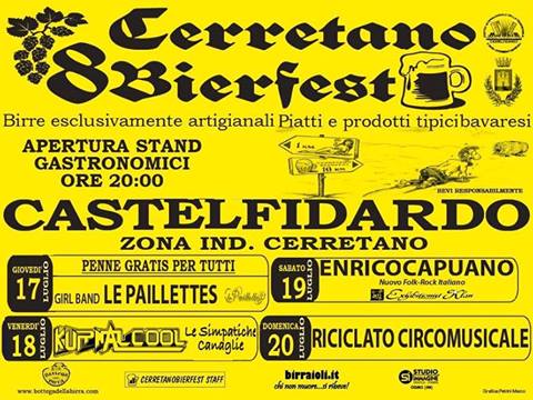 Cerretano Beer fest da giovedì a domenica