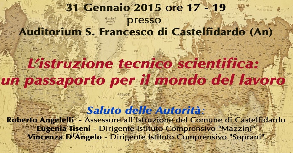 Sabato convegno sull’istruzione tecnico scientifica