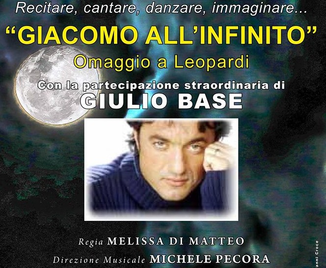 Giacomo all`infinito, il 3 febbraio all`Astra