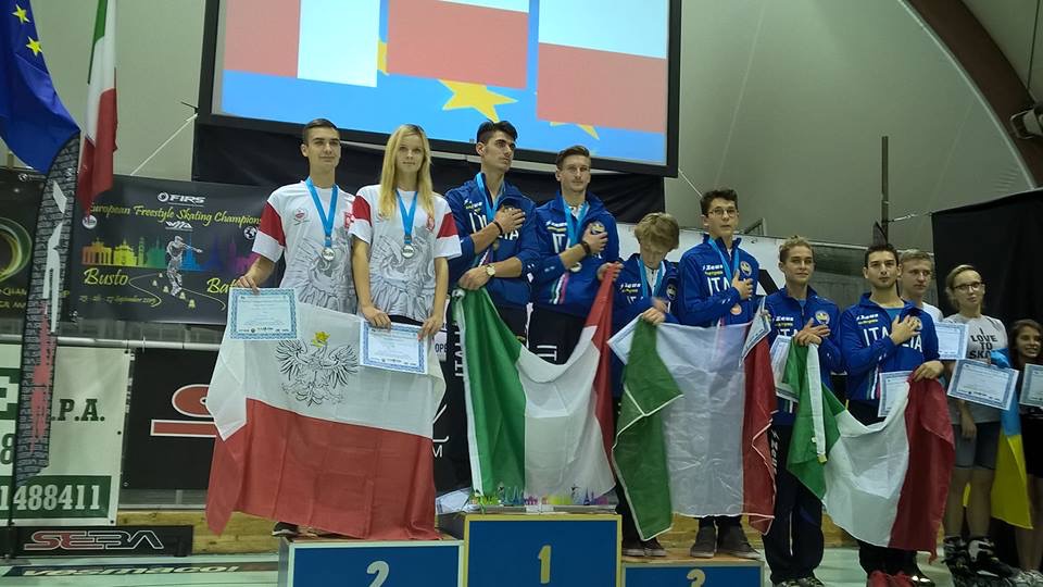 Conero Roller d`oro agli Europei di freestyle