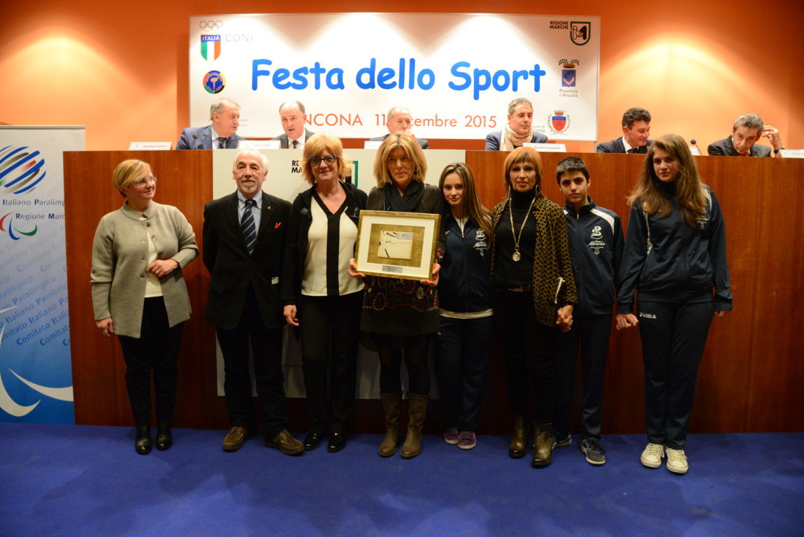 I premiati fidardensi alla Festa dello sport del Coni