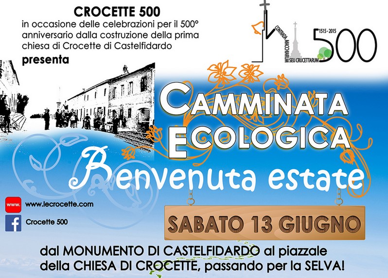 Benvenuta Estate, camminata ecologica sabato 13 giugno