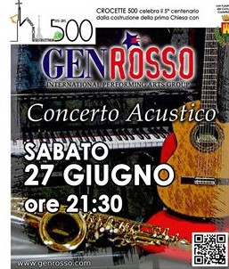 Gen Rosso, prenotazioni per il concerto del 27 giugno