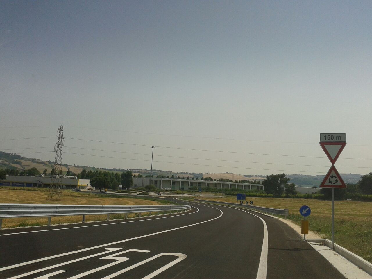 Aperto il bypass in zona Acquaviva