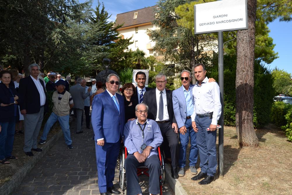 Inaugurati i giardini "Gervasio Marcosignori"