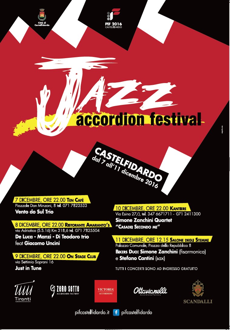 Jazz Accordion Festival cinque appuntamenti di qualità