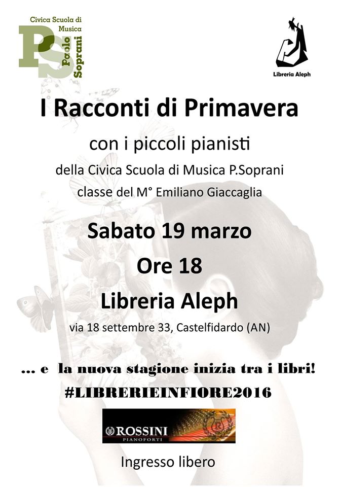 Librerie in fiore, i talenti del pianoforte da Aleph