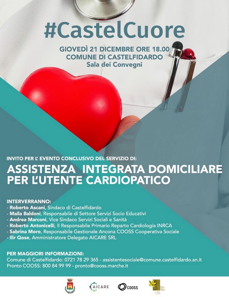 #CastelCuore, giovedì l`evento conclusivo