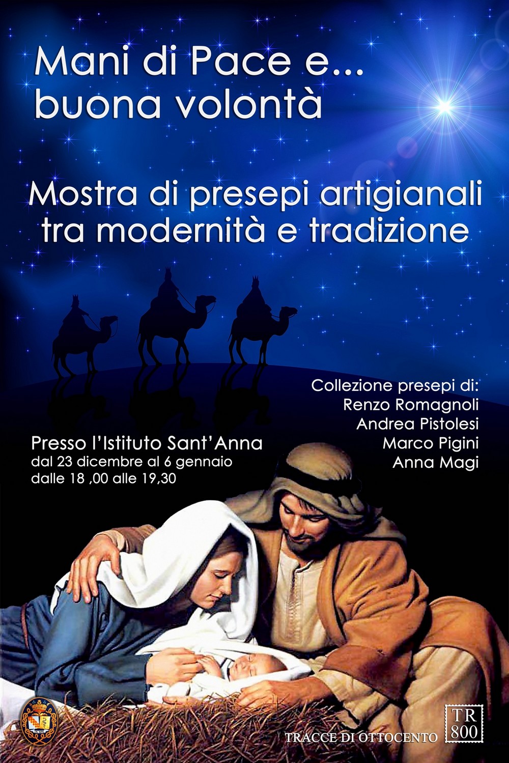 Mostra di presepi artigianali al Sant`Anna