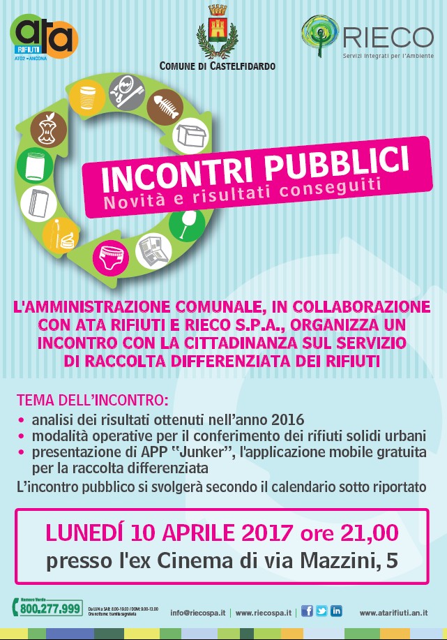 Raccolta differenziata, incontro pubblico lunedì 10