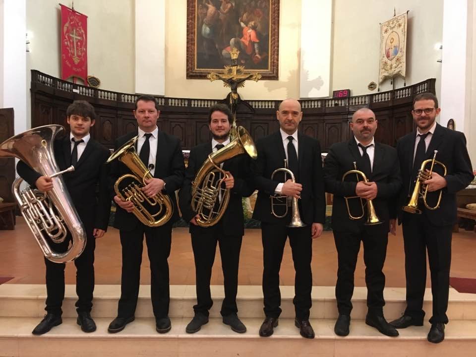 il Brass-Ensemble in Collegiata