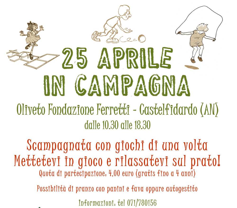 25 aprile in campagna con la Fondazione Ferretti