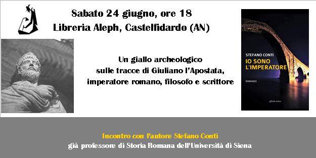 Io sono l`imperatore; sabato da Aleph il prof. Conti