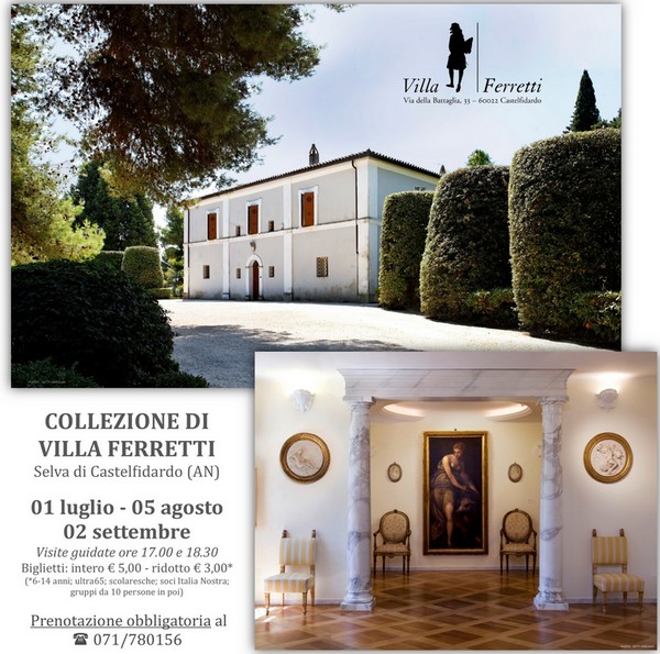 Visite guidate alla collezione di Villa Ferretti