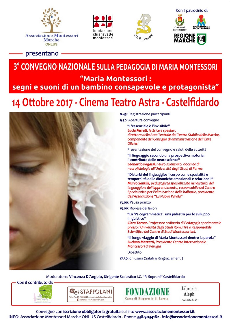 3° convegno nazionale sulla pedagogia Montessoriana