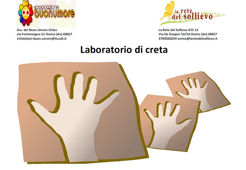 Laboratorio creta con il progetto sollievo