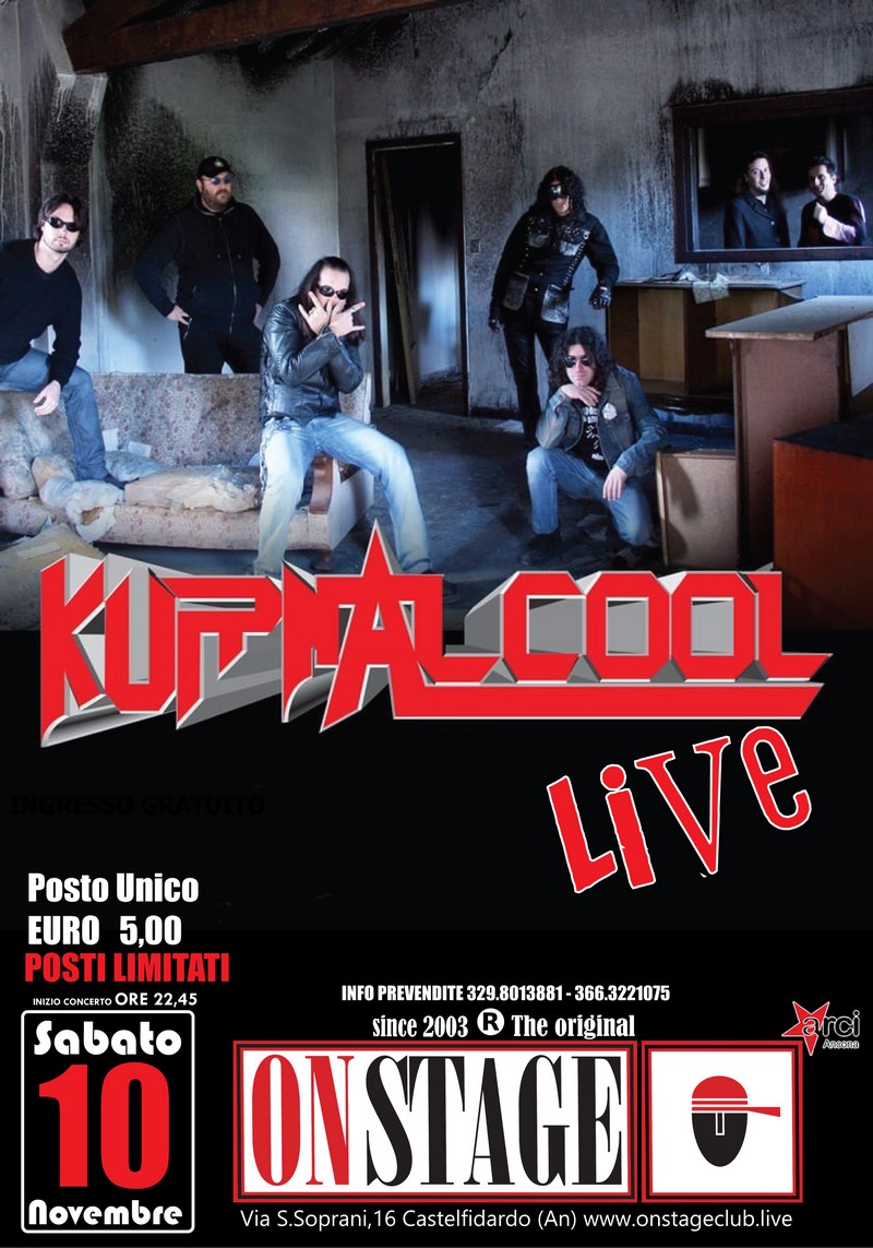 I Kurnacool sabato all`On Stage