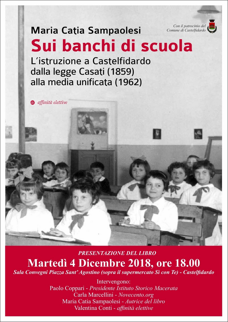 Catia Sampaolesi riporta “Sui banchi di scuola”