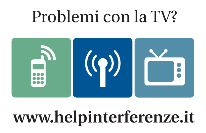 interferenze tra segnale TV e reti di telefonia mobile.