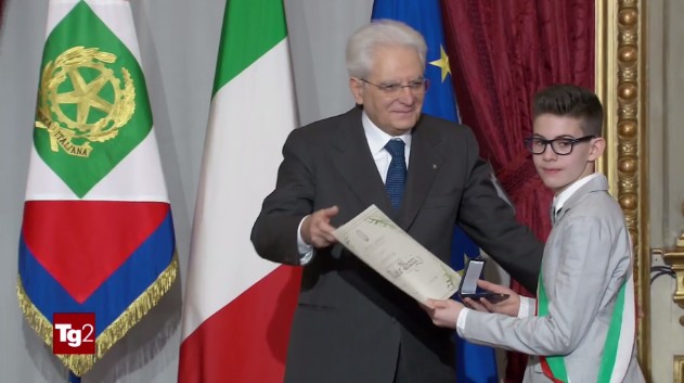 Alessio Burini Alfiere della Repubblica