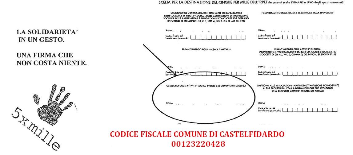 5 x mille alle attività sociali del Comune: si fa così