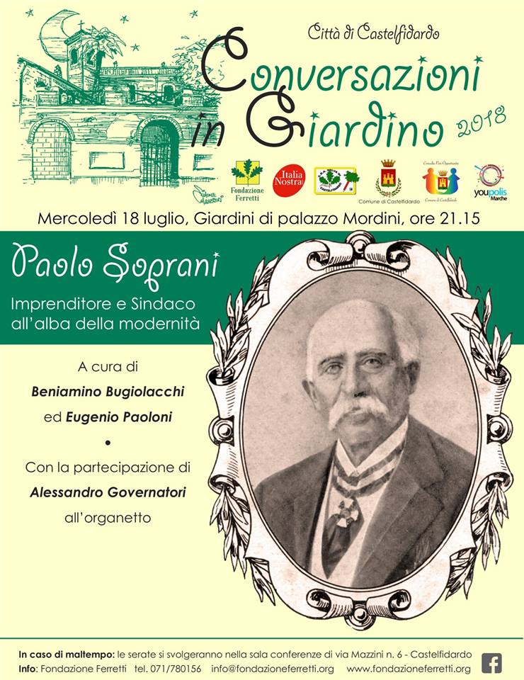 Conversazioni in giardino su Paolo Soprani