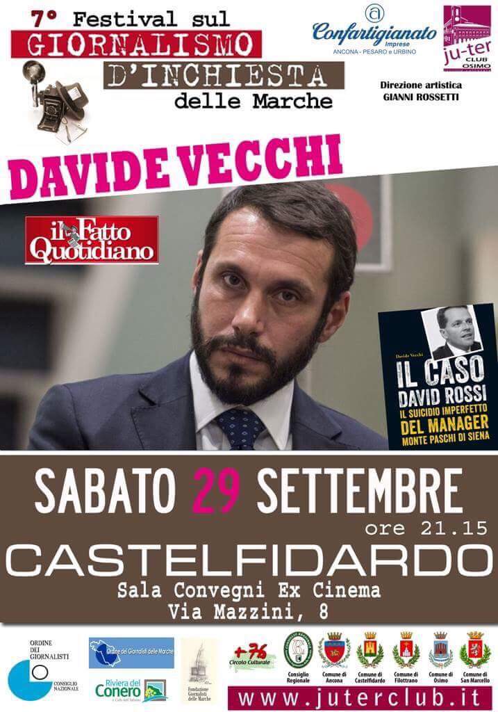 Davide Vecchi al Festival del giornalismo d`inchiesta