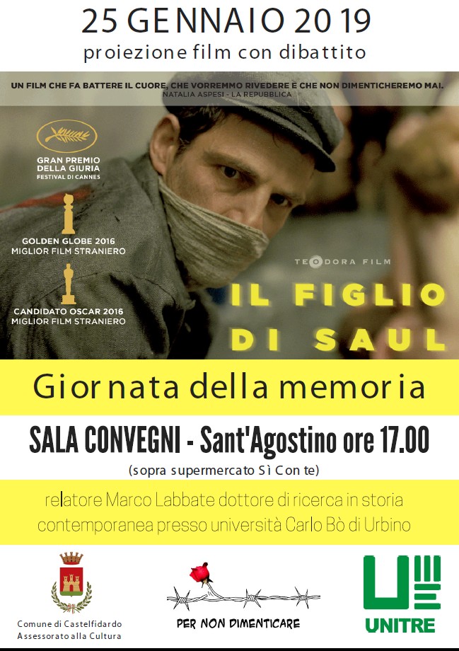 Giornata della memoria: "Il figlio di Saul"