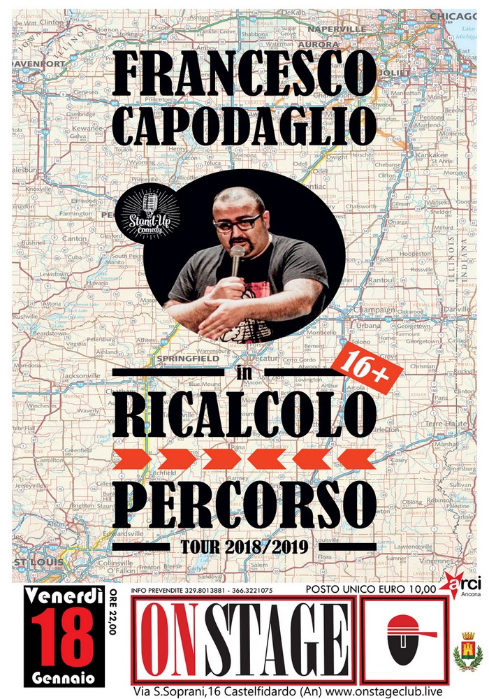 La stand up comedy di Francesco Capodaglio all`On Stage